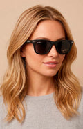 Lentes de sol clásicos negros