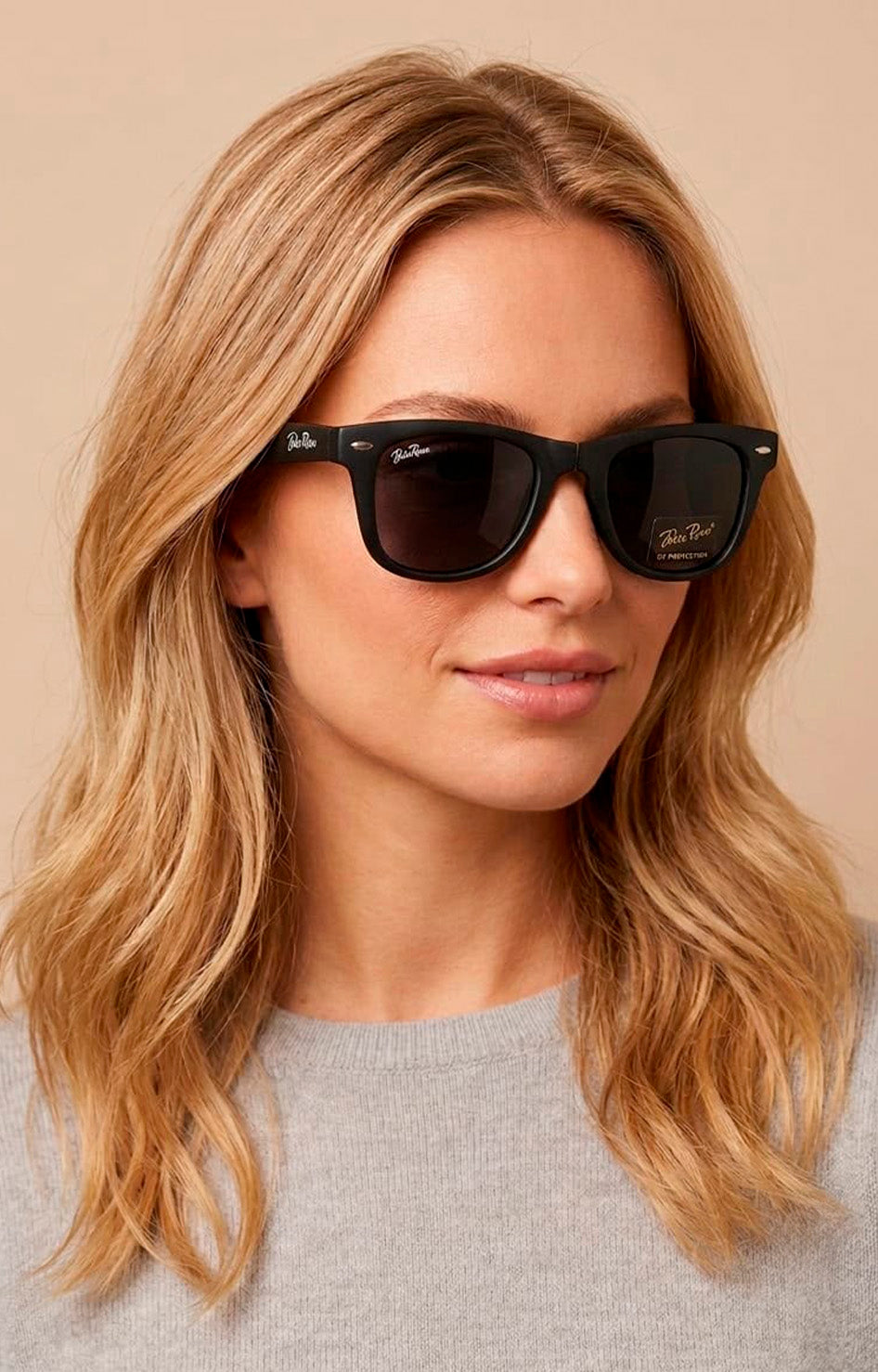 Lentes de sol clásicos negros