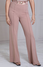 Pantalòn recto con cinturòn - PANTALON REGULAR Boutiquemirel 