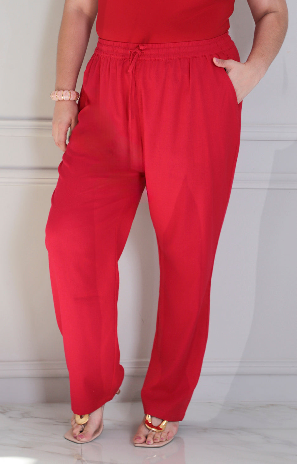 IA Pantalon recto con elàstico - PANTALON CURVY Boutiquemirel 