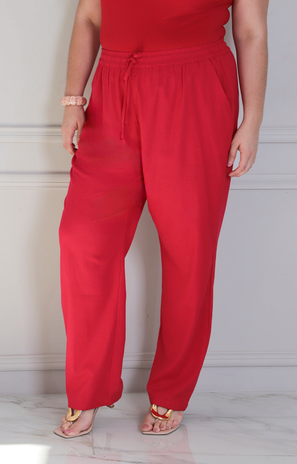 IA Pantalon recto con elàstico - PANTALON CURVY Boutiquemirel 