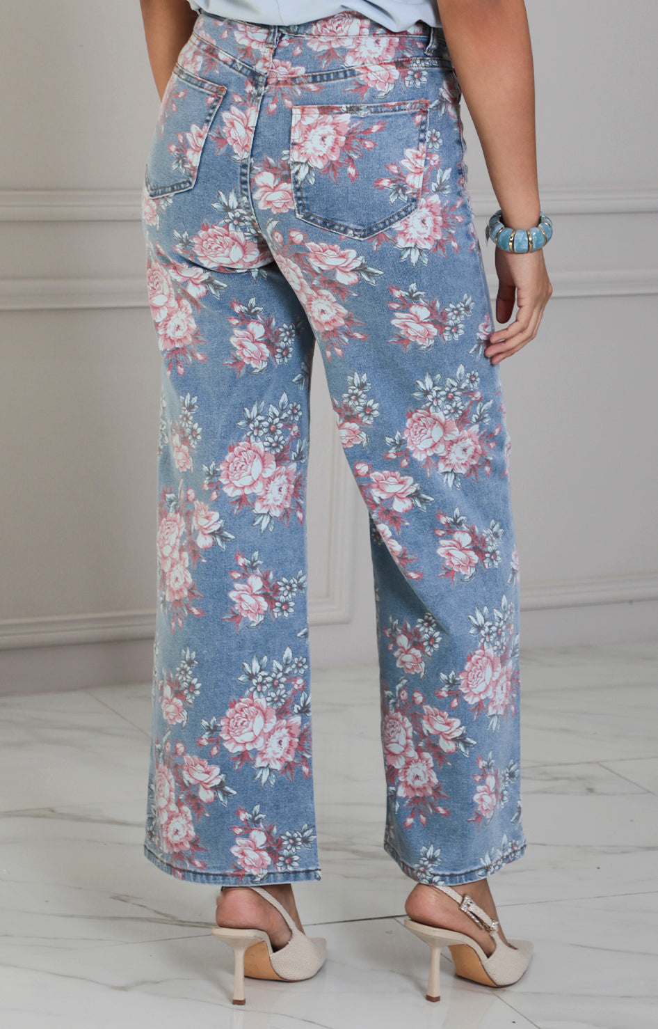 Pantalòn de mezclilla estampado - PANTALON MEZCLILLA REGULAR Boutiquemirel 