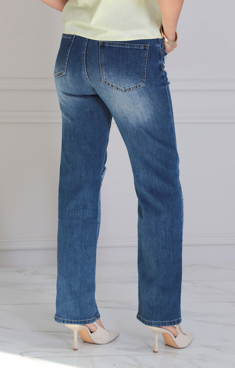 pantalón de mezclilla estampado corazón - PANTALON Boutiquemirel 