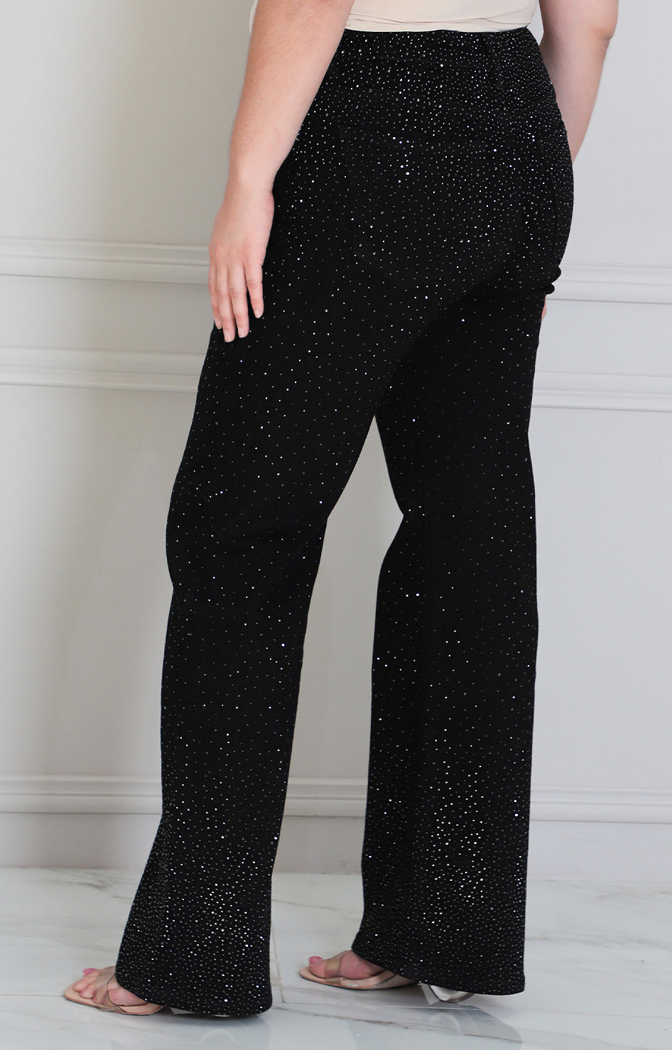 Pantalòn negro con brillos - PANTALON MEZCLILLA CURVY Boutiquemirel 