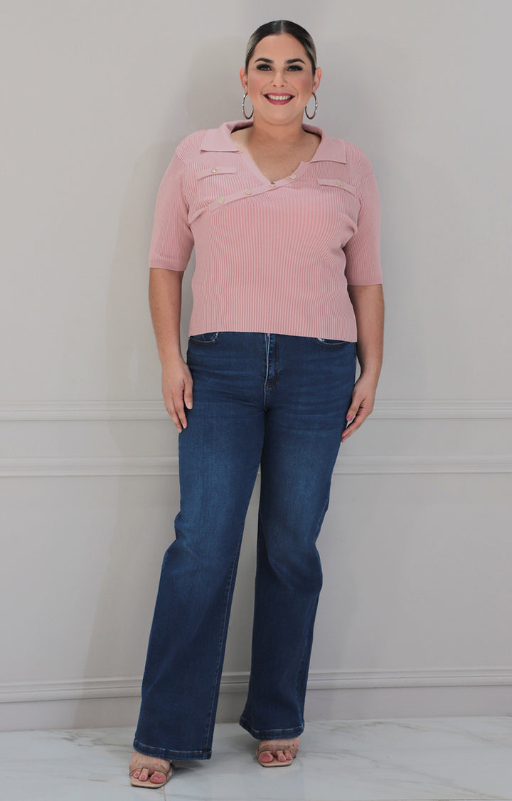 Pantalòn de mezclilla - PANTALON MEZCLILLA CURVY Boutiquemirel 