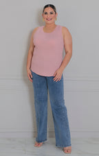 Blusa rosa de tirantes - BLUSAS CURVY Boutiquemirel 