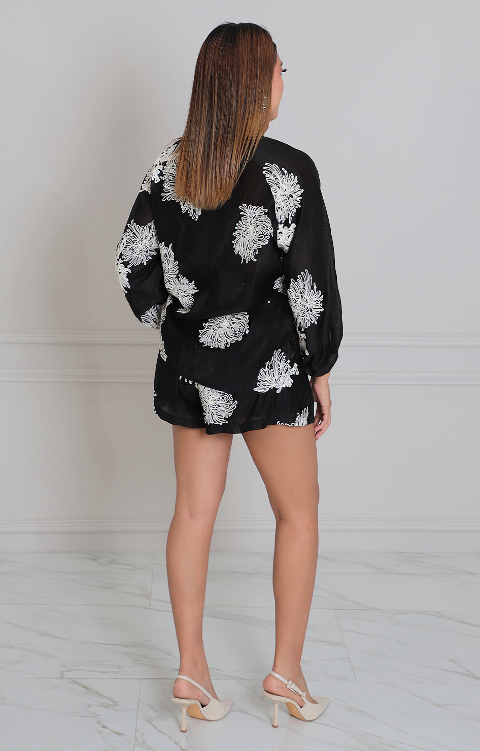 Conjunto negro estampado - CONJUNTO REGULAR Boutiquemirel 