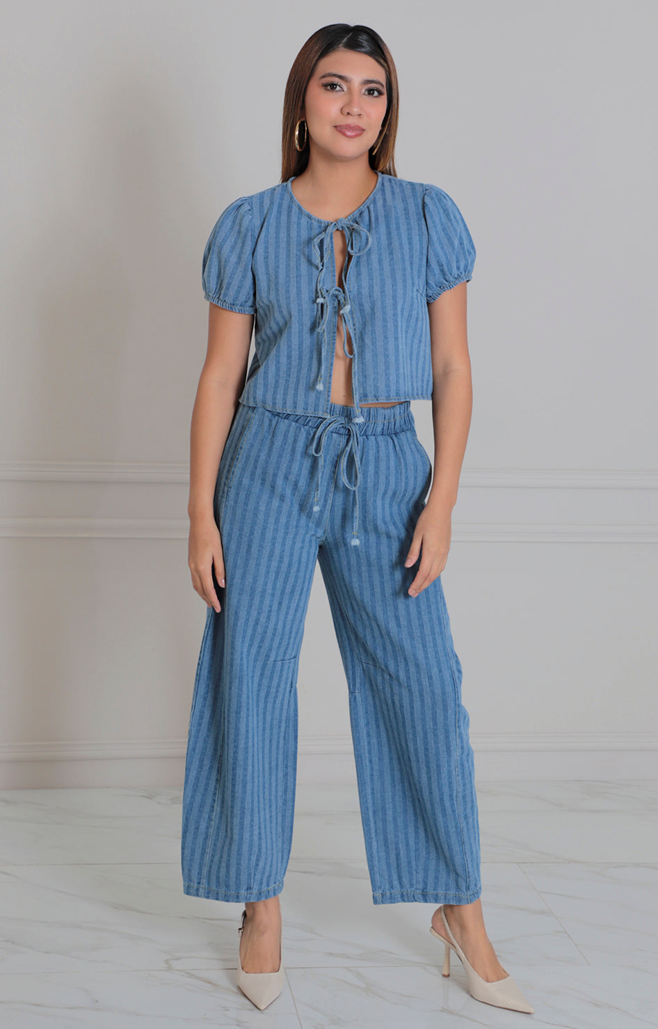 Conjunto de mezclilla claro - CONJUNTO REGULAR Boutiquemirel 