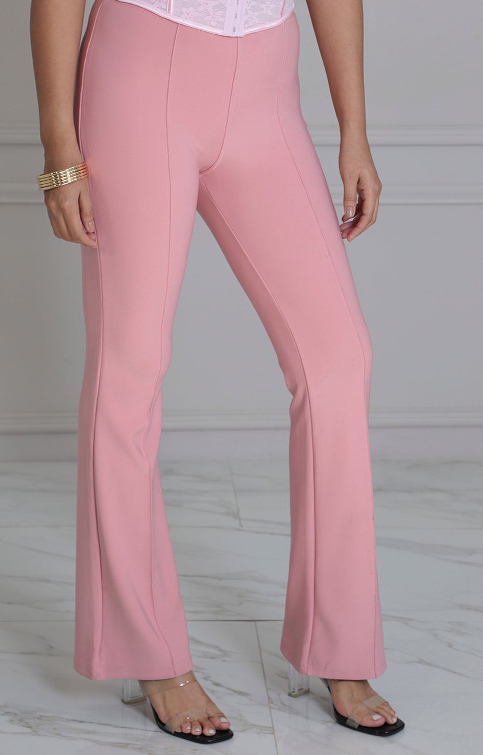 Pantalon rosa recto - PANTALON Boutiquemirel 