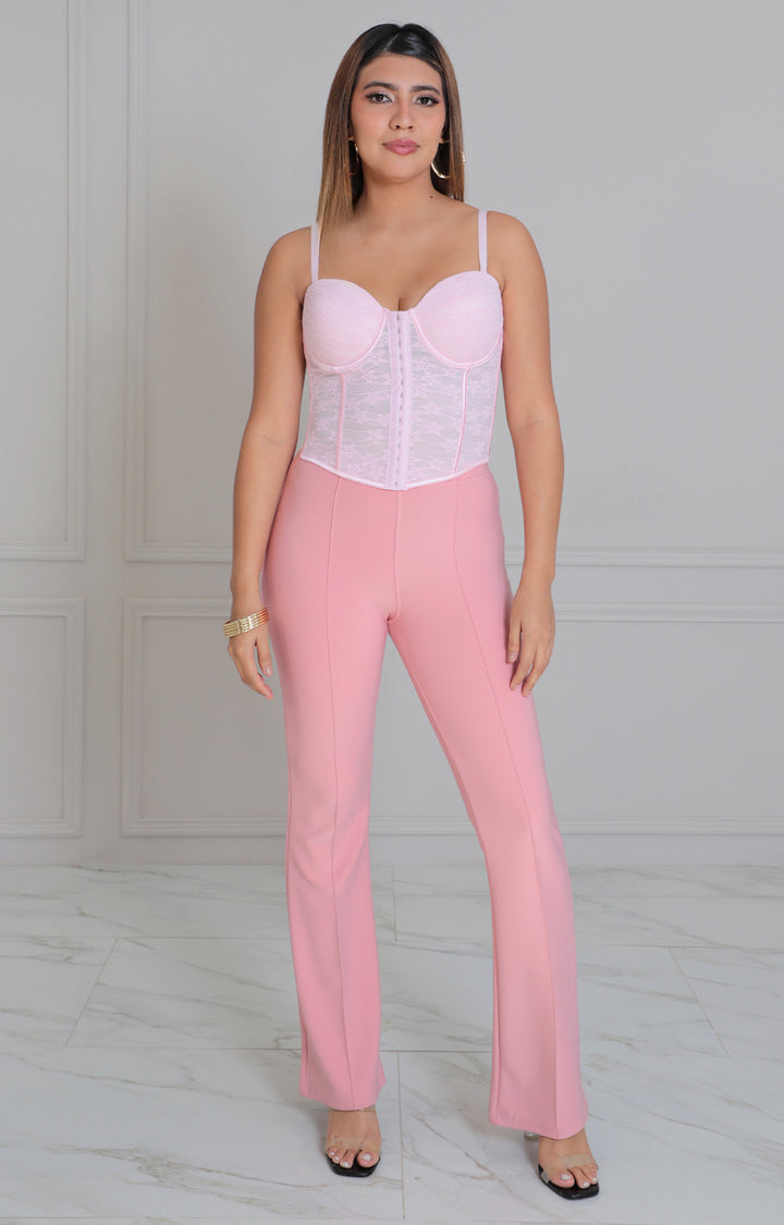 Pantalon rosa recto - PANTALON Boutiquemirel 