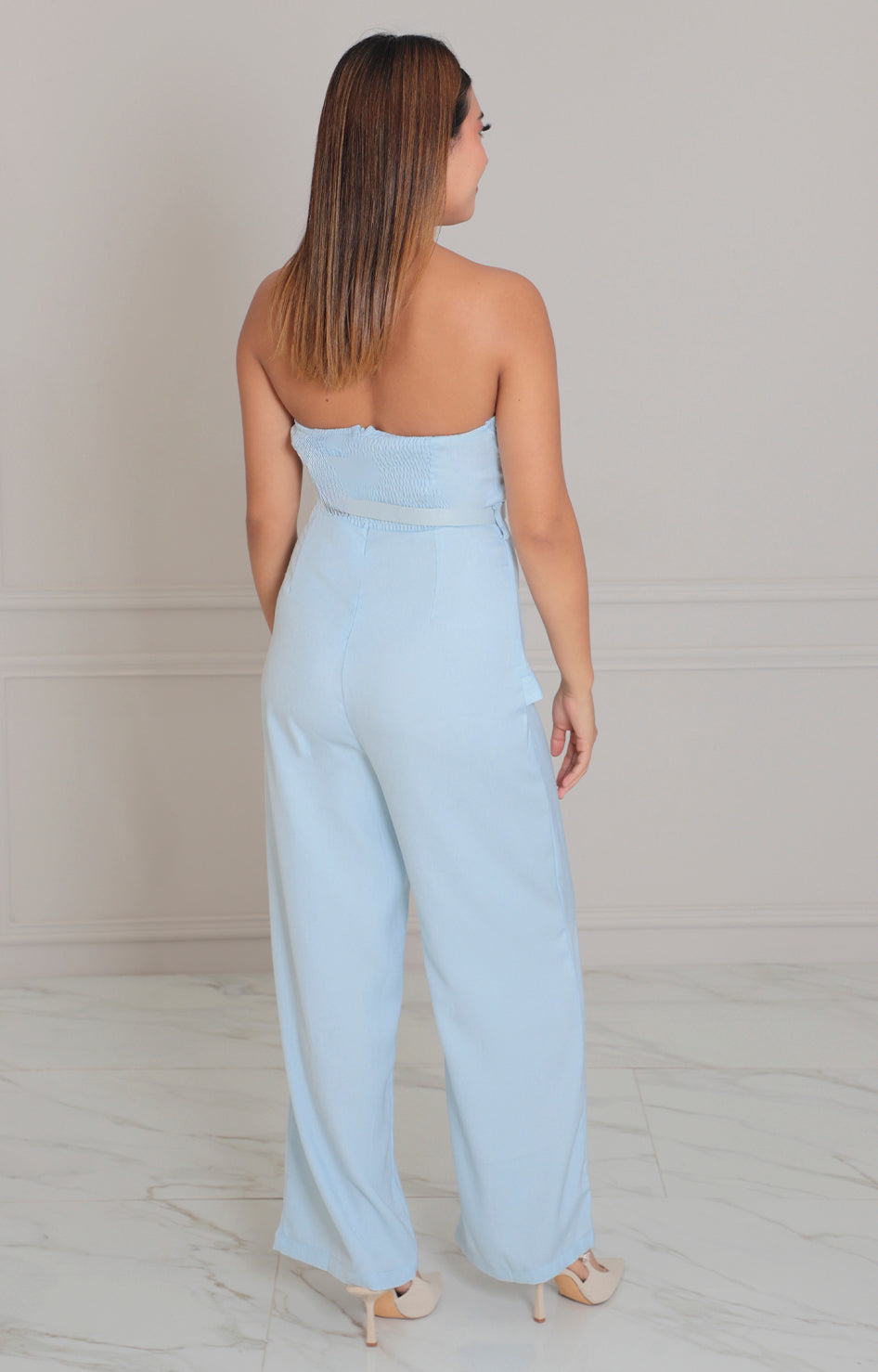 Palazzo strapple con cinturón - PALAZZO LARGO REGULAR Boutiquemirel 