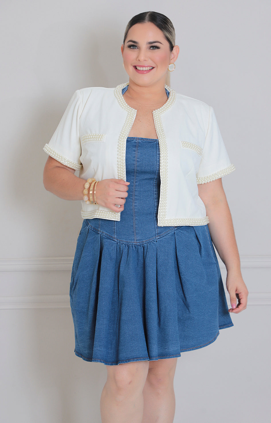 Saco con perlas - SACOS CURVY Boutiquemirel 