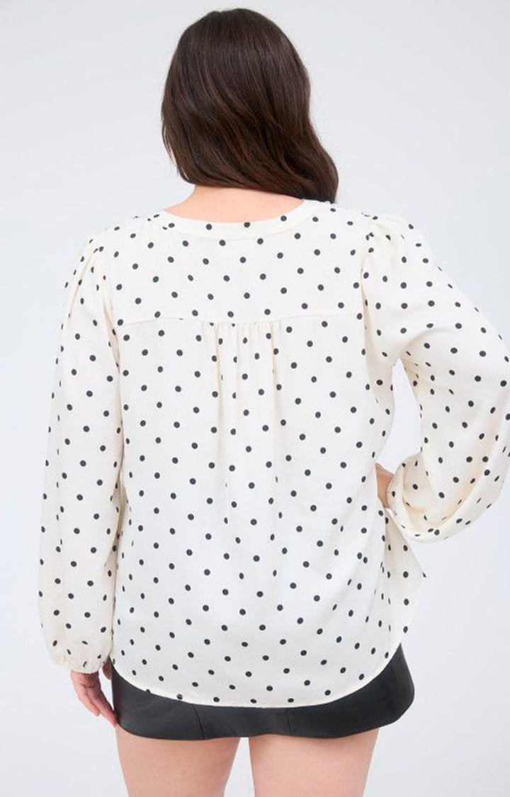 Blusa beige estampado