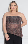 Blusa strapless print - BLUSA XL Boutiquemirel 