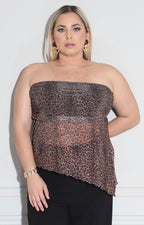 Blusa strapless print - BLUSA XL Boutiquemirel 