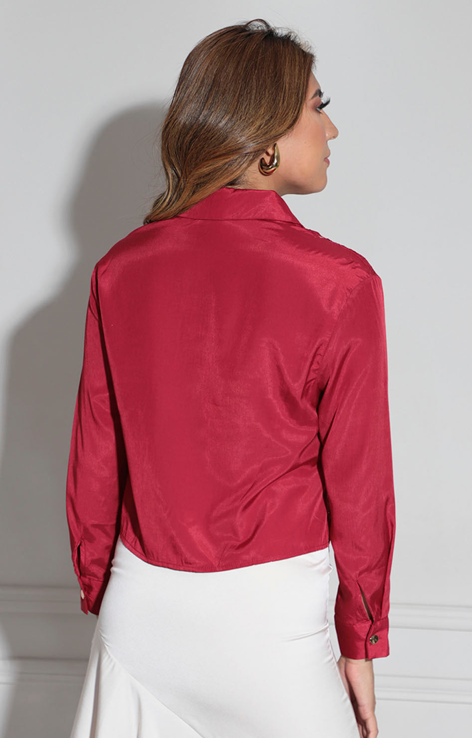 Camisera roja en encaje - BLUSA Boutiquemirel 