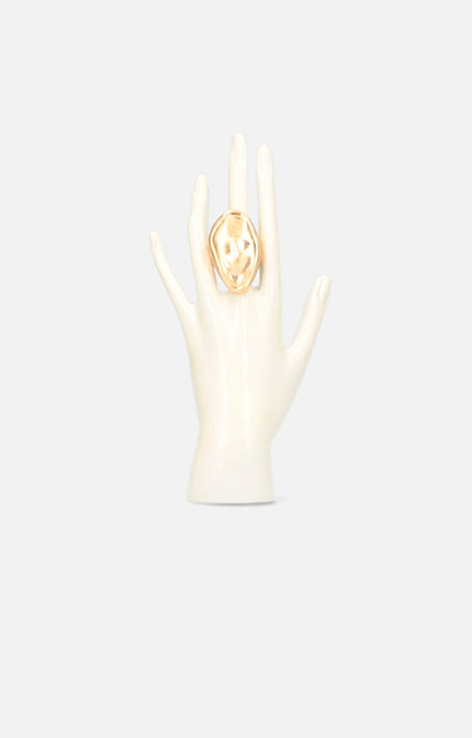 Anillo asimétrico dorado - ANILLO Boutiquemirel 