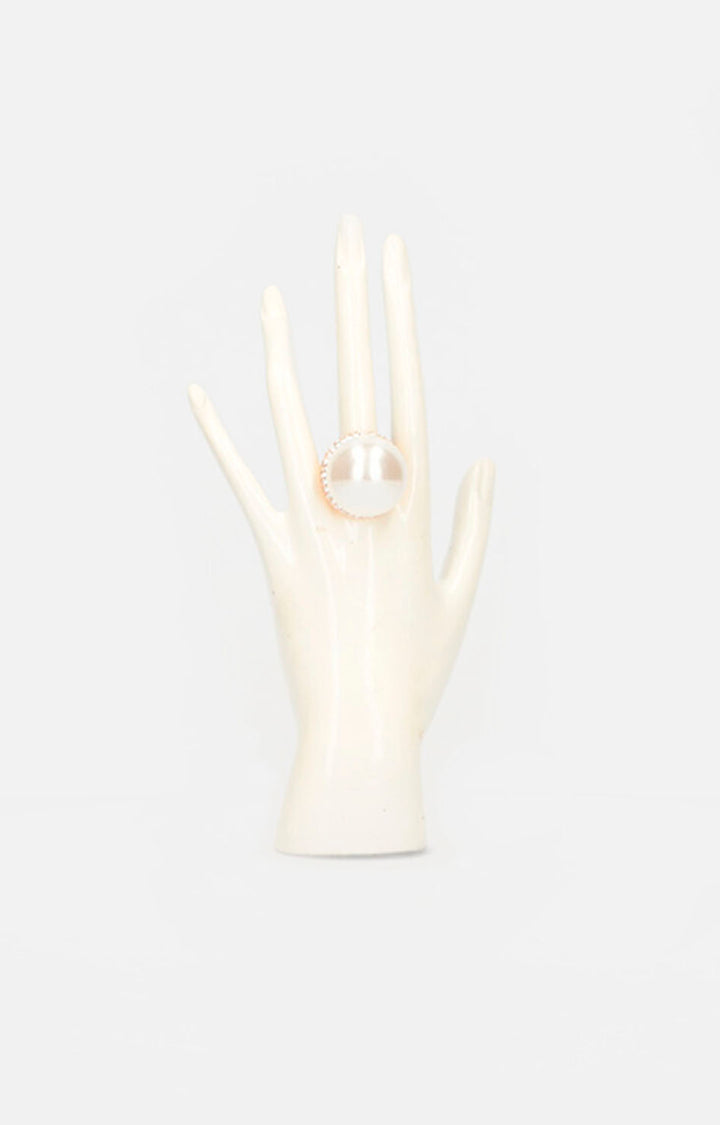 Anillo dorado con perla - ANILLO Boutiquemirel 