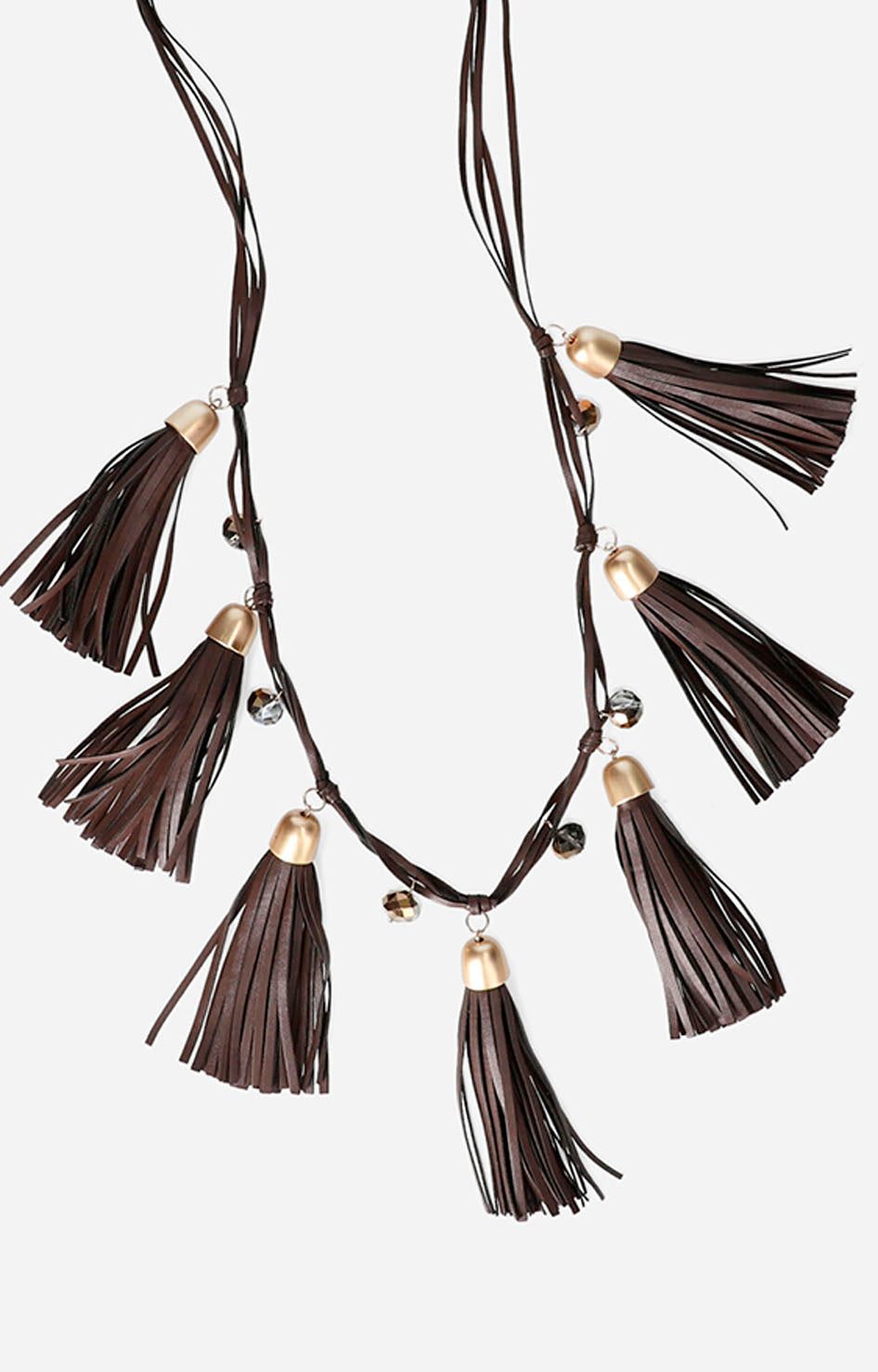 Collar café con piedras - COLLAR Boutiquemirel 