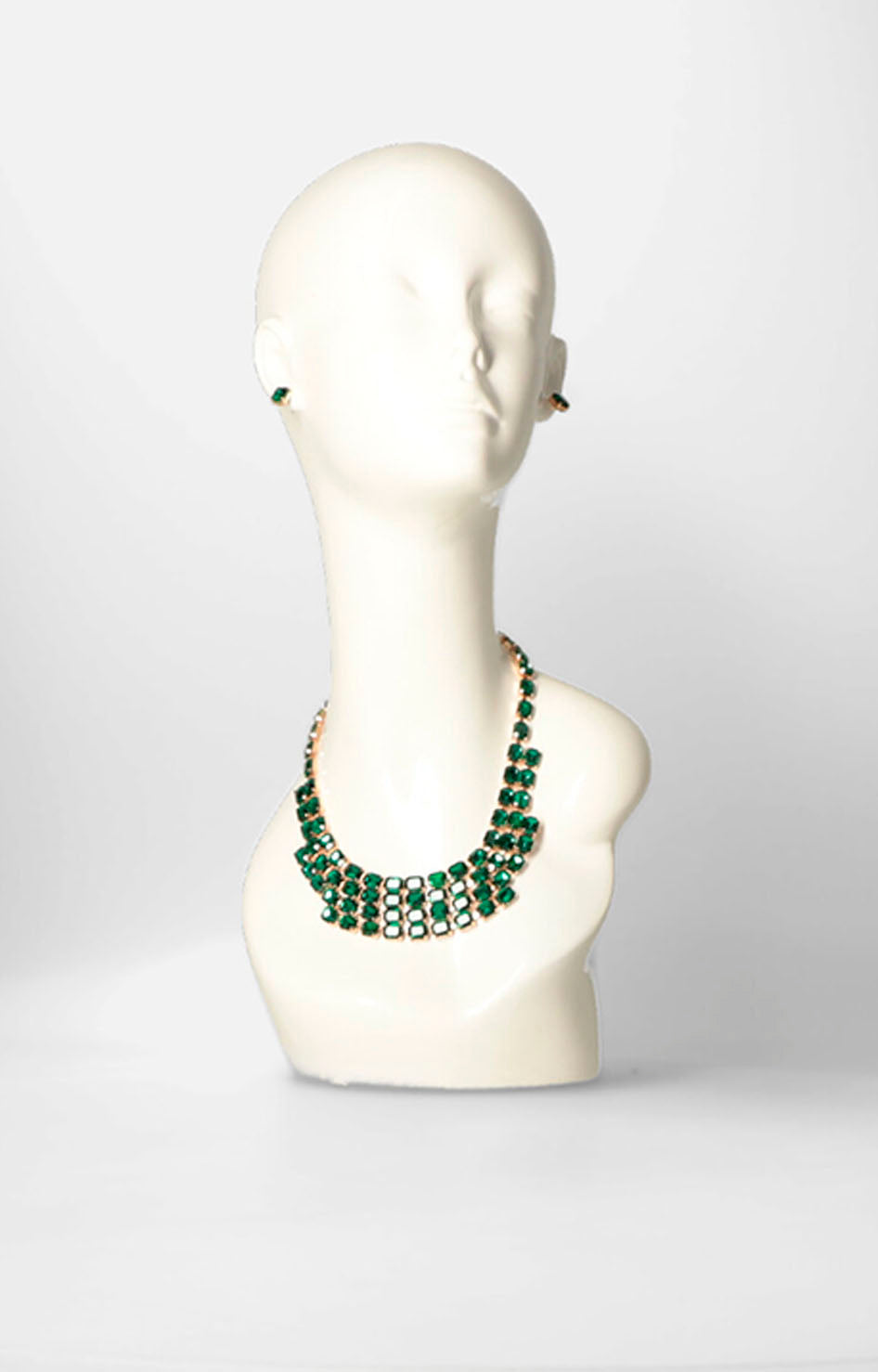 Collar verde de fiesta - SET COLLAR Boutiquemirel 