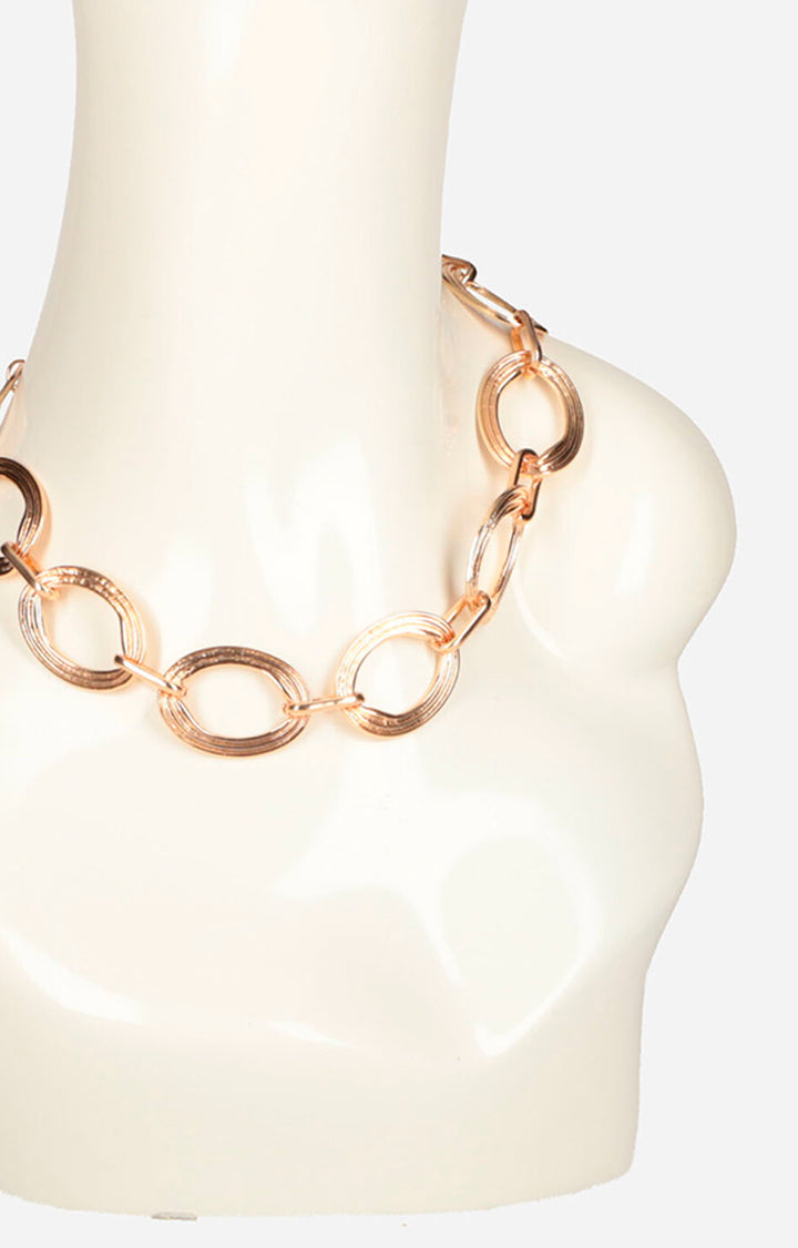 Collar dorado con aretes - SET COLLAR Boutiquemirel 