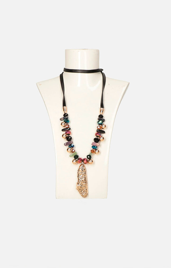 Collar negro con piedras - COLLAR Boutiquemirel 