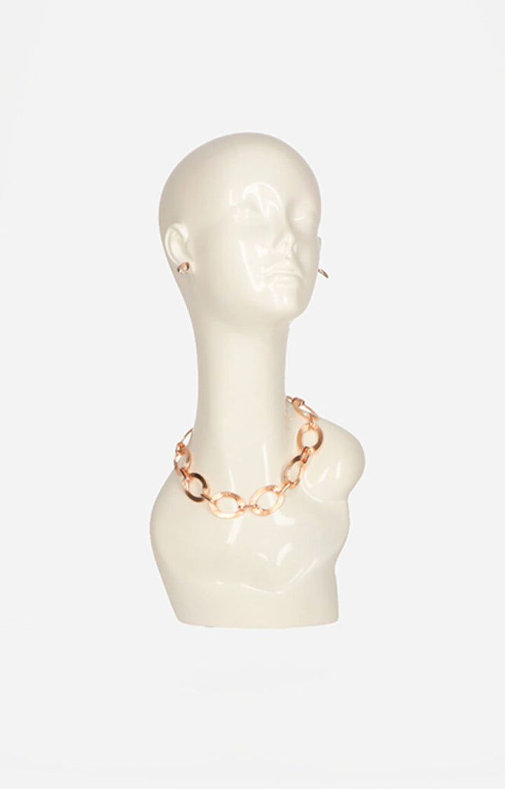 Collar dorado con aretes - SET COLLAR Boutiquemirel 