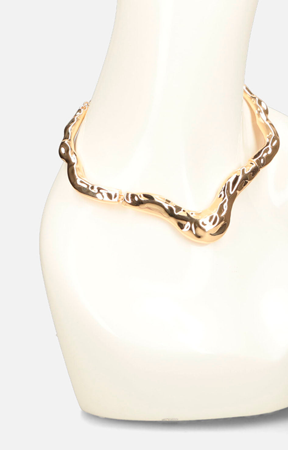 Collar dorado corrugado - COLLAR Boutiquemirel 