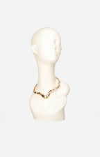 Collar dorado corrugado - COLLAR Boutiquemirel 