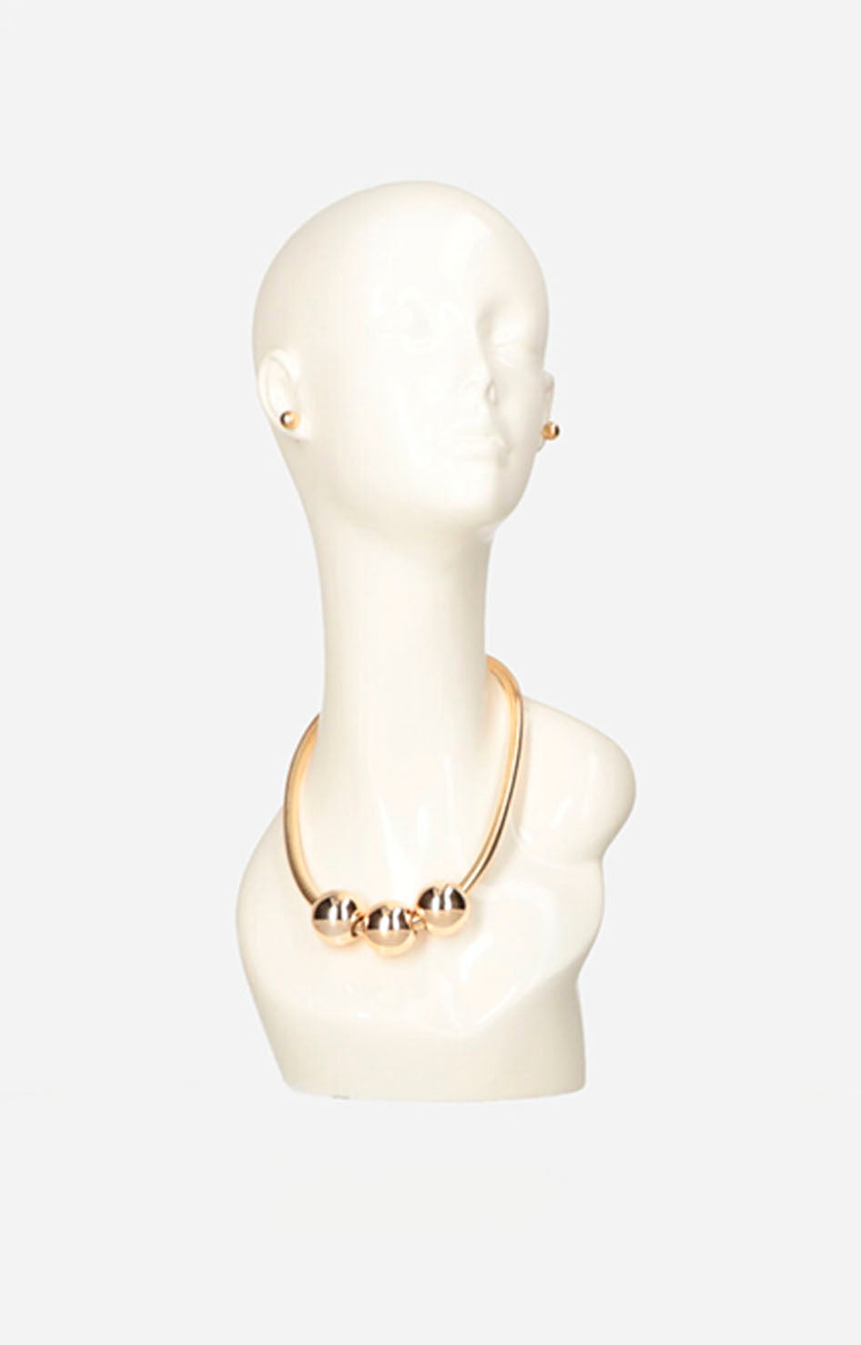 Collar dorado con aretes - SET COLLAR Boutiquemirel 