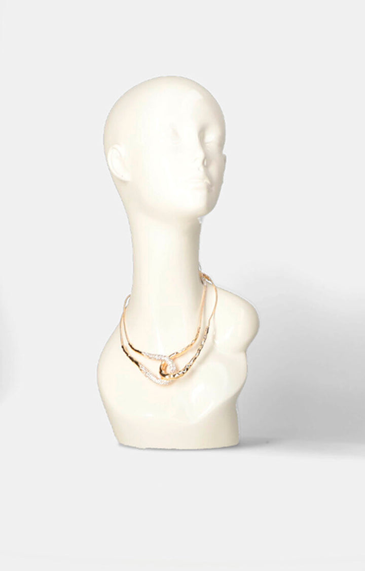 Collar dorado con nudo - COLLAR Boutiquemirel 