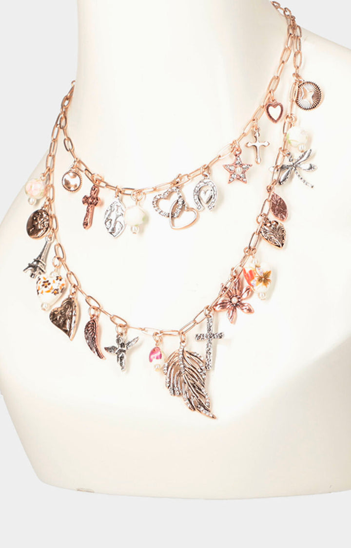 Dúo de collares dorados - SET COLLAR Boutiquemirel 