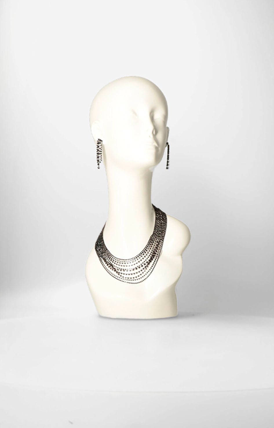 Collar de zirconias negras - SET COLLAR Boutiquemirel 