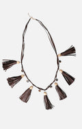 Collar café con piedras - COLLAR Boutiquemirel 