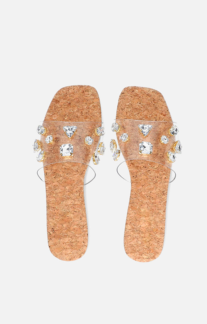 Sandalias clear con pedrería - ZAPATO Boutiquemirel 