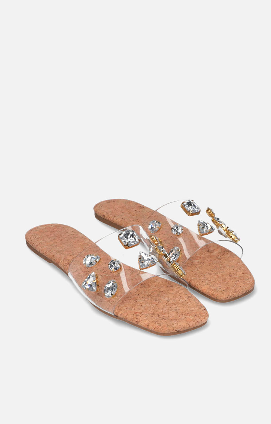 Sandalias clear con pedrería - ZAPATO Boutiquemirel 
