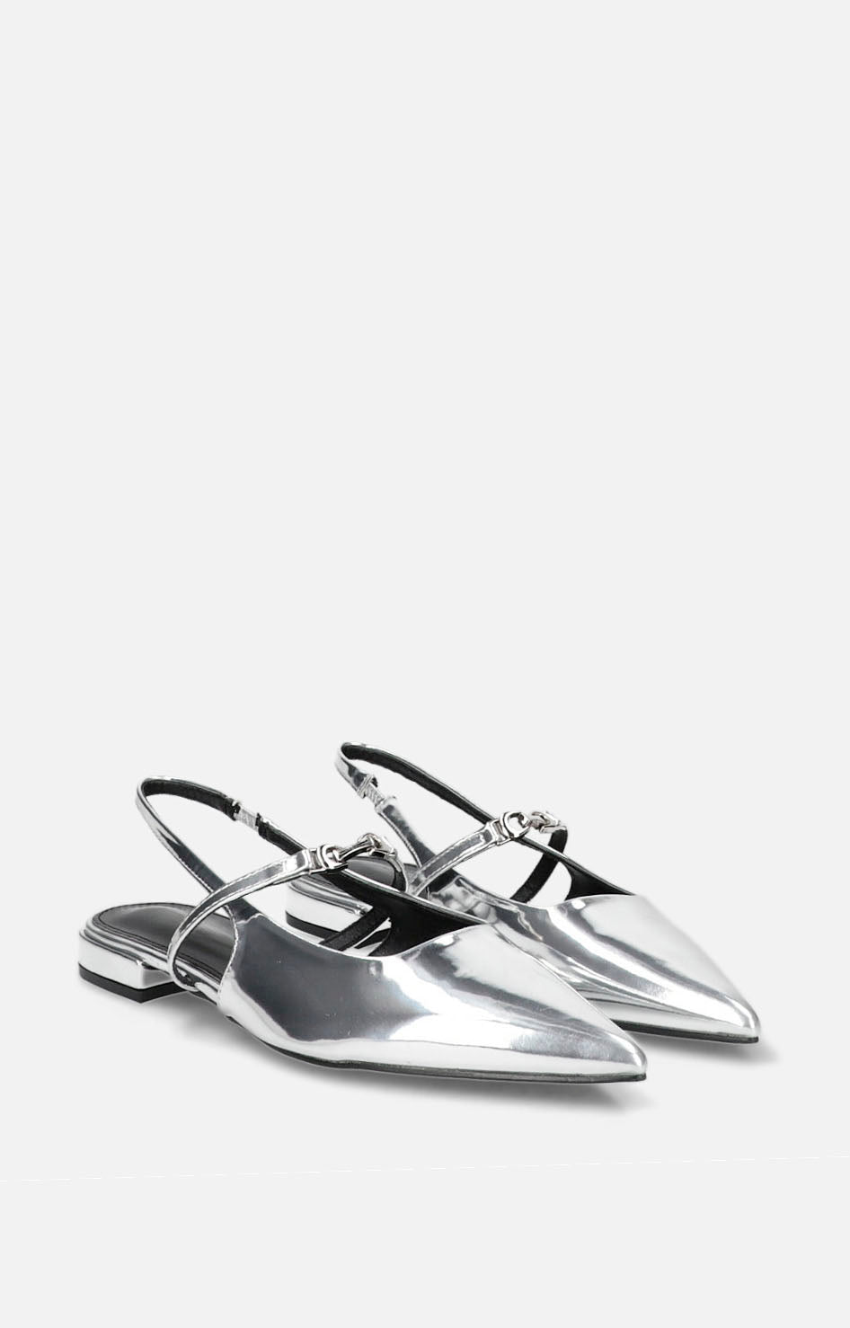 Flats plata metálicas - ZAPATO Boutiquemirel 