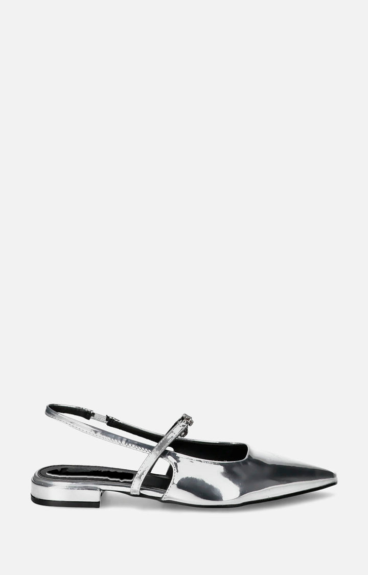 Flats plata metálicas - ZAPATO Boutiquemirel 