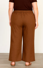 Pantalón café con brillos - PANTALON XL Boutiquemirel 