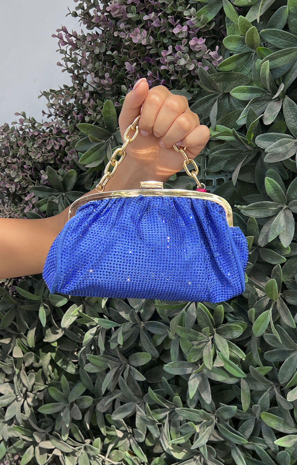 Bolsa con brillos azul - Boutiquemirel