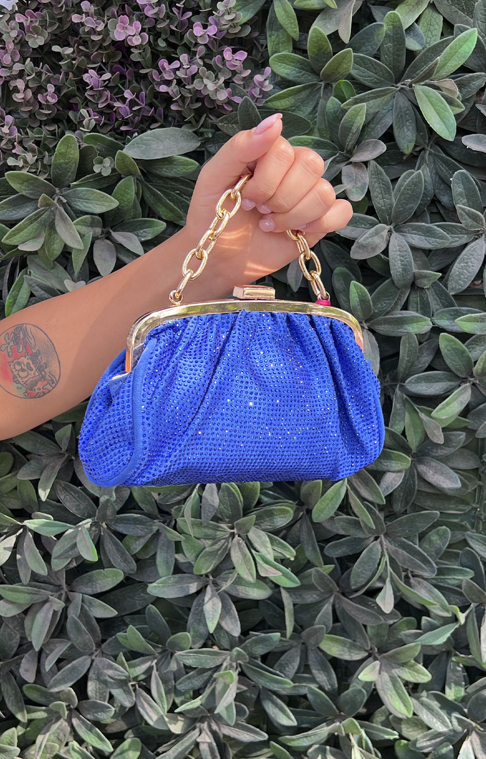 Bolsa con brillos azul - Boutiquemirel