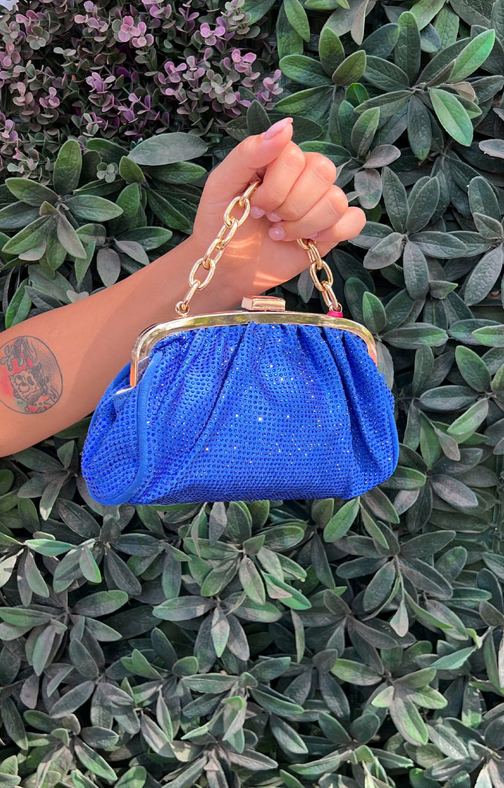 Bolsa con brillos azul - Boutiquemirel