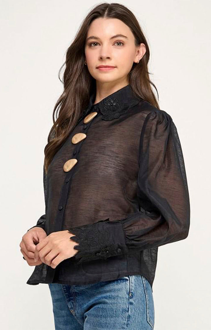 Camisera negra - BLUSA Boutiquemirel 