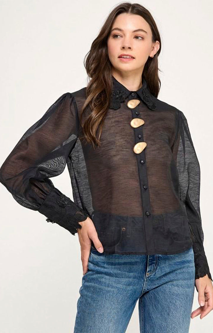 Camisera negra - BLUSA Boutiquemirel 