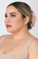 Pinza de cabello de flor de hibisco