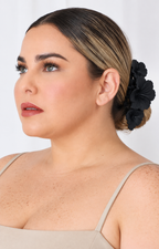 Pinza de cabello de flor de hibisco