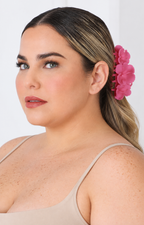 Pinza de cabello de flor de hibisco