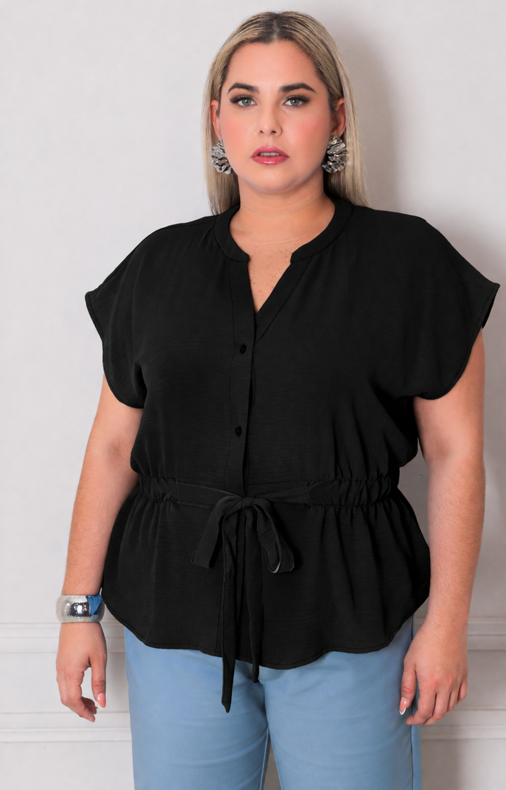 Blusa con lazo - BLUSAS CURVY Boutiquemirel 