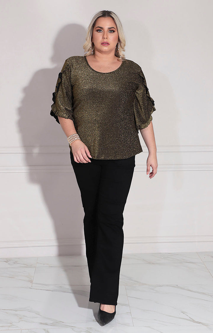 Blusa dorada