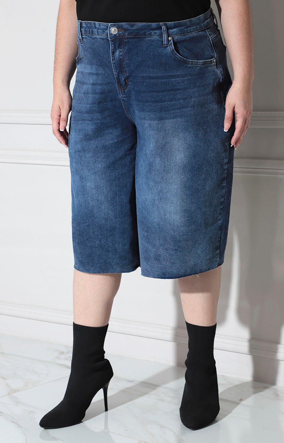 Capri de mezclilla